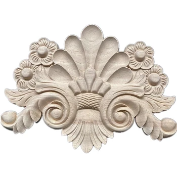 30-40 cm Lesa Izrezljane Onlay Aplicirano Okvir Vrat Steno Dekoriranje Pohištva Dekorativni Dodatki za Dom Dekoracija dodatna Oprema