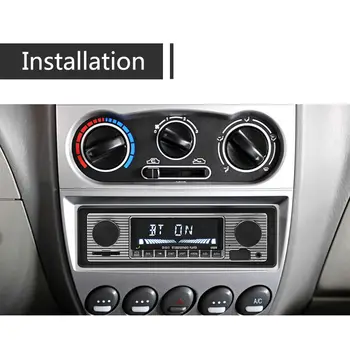 Avto Radio Bluetooth MP3 Predvajalnik, Stereo, USB, AUX Avtomobilski Stereo Audio, 1 Din