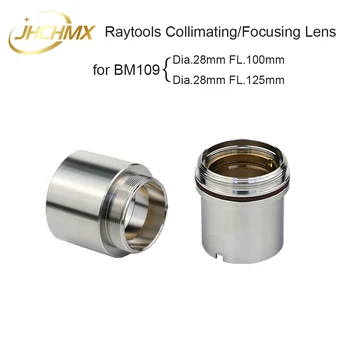 JHCHMX Raytools BM109 Collimating/Ostrina Objektiva Objektiv Z Imetnik Dia.28 FL.100/125 mm pri 0-3000W BM109 Fiber Laser rezalne Glave