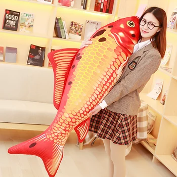 lep plišastih rdeča Krap ribe igrače plišaste velik krap design blazino lutka darilo približno 140 cm 2856