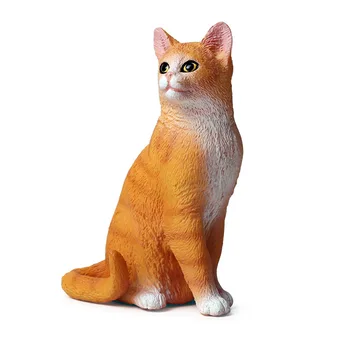 Simulacija otrok trdna wildlife model okraski domača mačka perzijski pastorala mačka