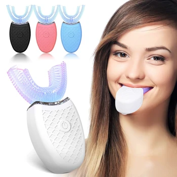 U Oblikovan zobna ščetka Smart 360 Stopinj U Sonic Električna zobna ščetka Samodejno Zobno Ščetko USB Polnjenje Zob Zob Čiščenje