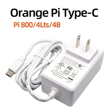 za Oranžno Pi Napajanje, 5V 4A USB AC DC Adapter z 47in Dolg Kabel za Oranžno Pi 800 / Pi 4Lts / Pi 4B K1KF